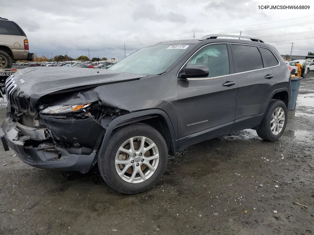 2017 Jeep Cherokee Latitude VIN: 1C4PJMCS0HW668809 Lot: 78681124