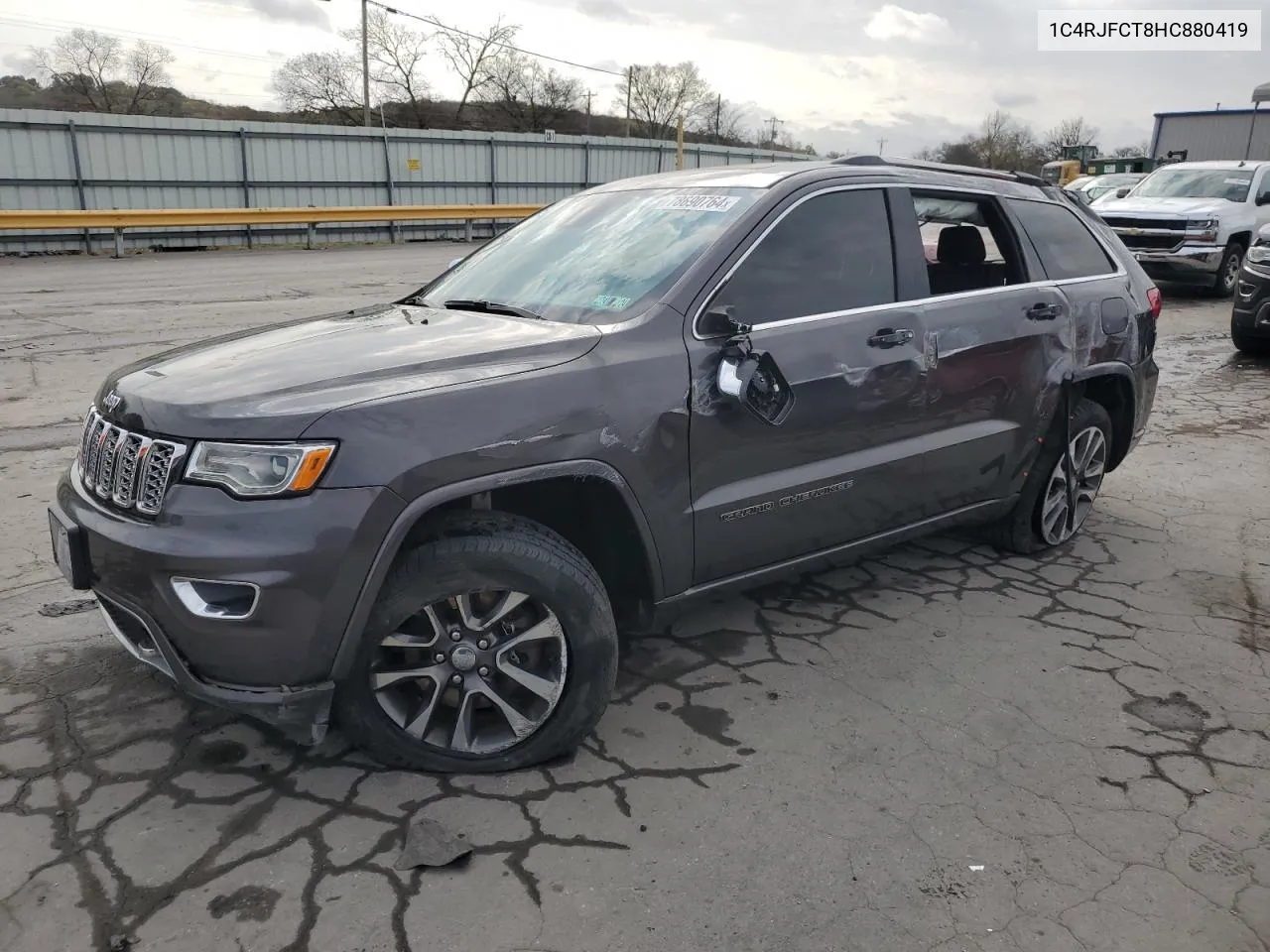 2017 Jeep Grand Cherokee Overland VIN: 1C4RJFCT8HC880419 Lot: 78690764