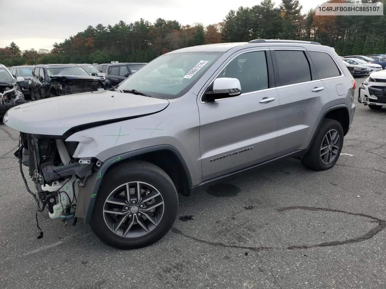 2017 Jeep Grand Cherokee Limited VIN: 1C4RJFBG8HC885107 Lot: 78861214