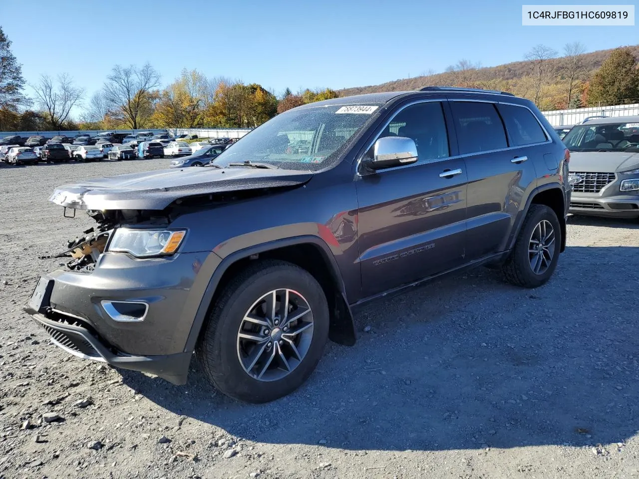 2017 Jeep Grand Cherokee Limited VIN: 1C4RJFBG1HC609819 Lot: 78873944