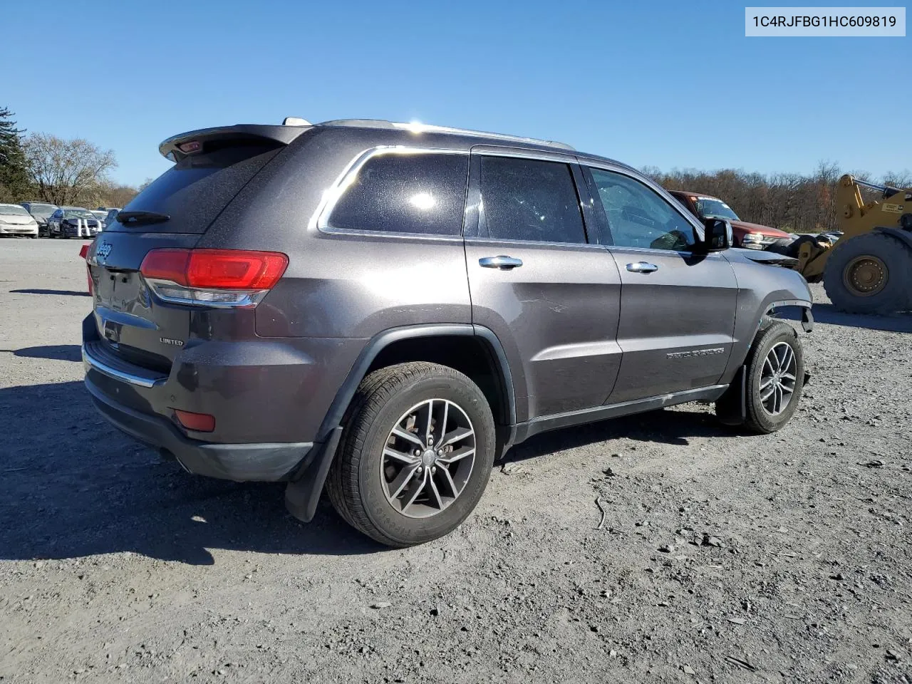 2017 Jeep Grand Cherokee Limited VIN: 1C4RJFBG1HC609819 Lot: 78873944