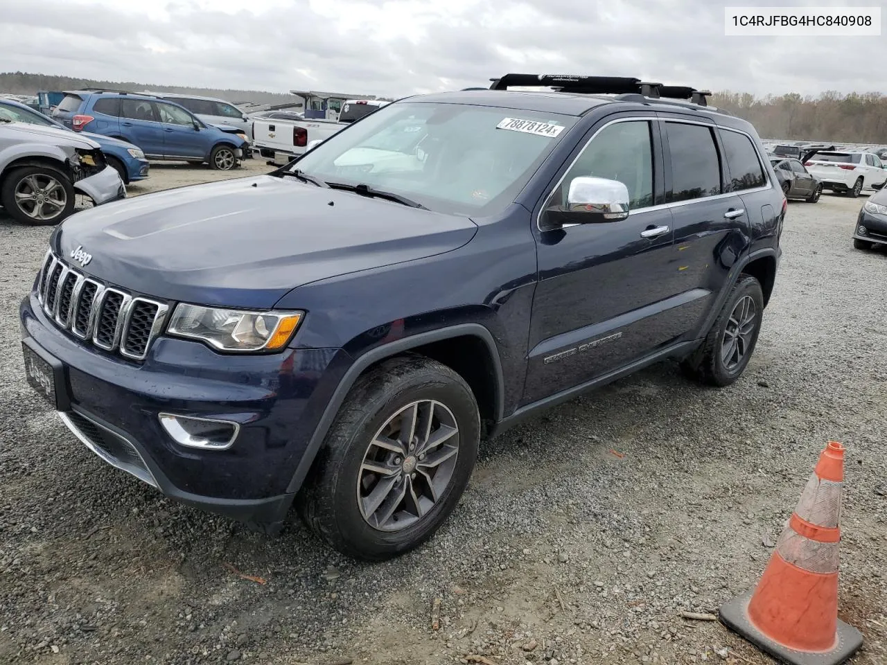 2017 Jeep Grand Cherokee Limited VIN: 1C4RJFBG4HC840908 Lot: 78878124