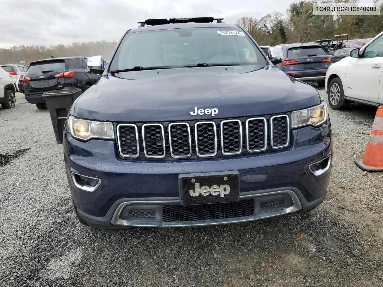 2017 Jeep Grand Cherokee Limited VIN: 1C4RJFBG4HC840908 Lot: 78878124