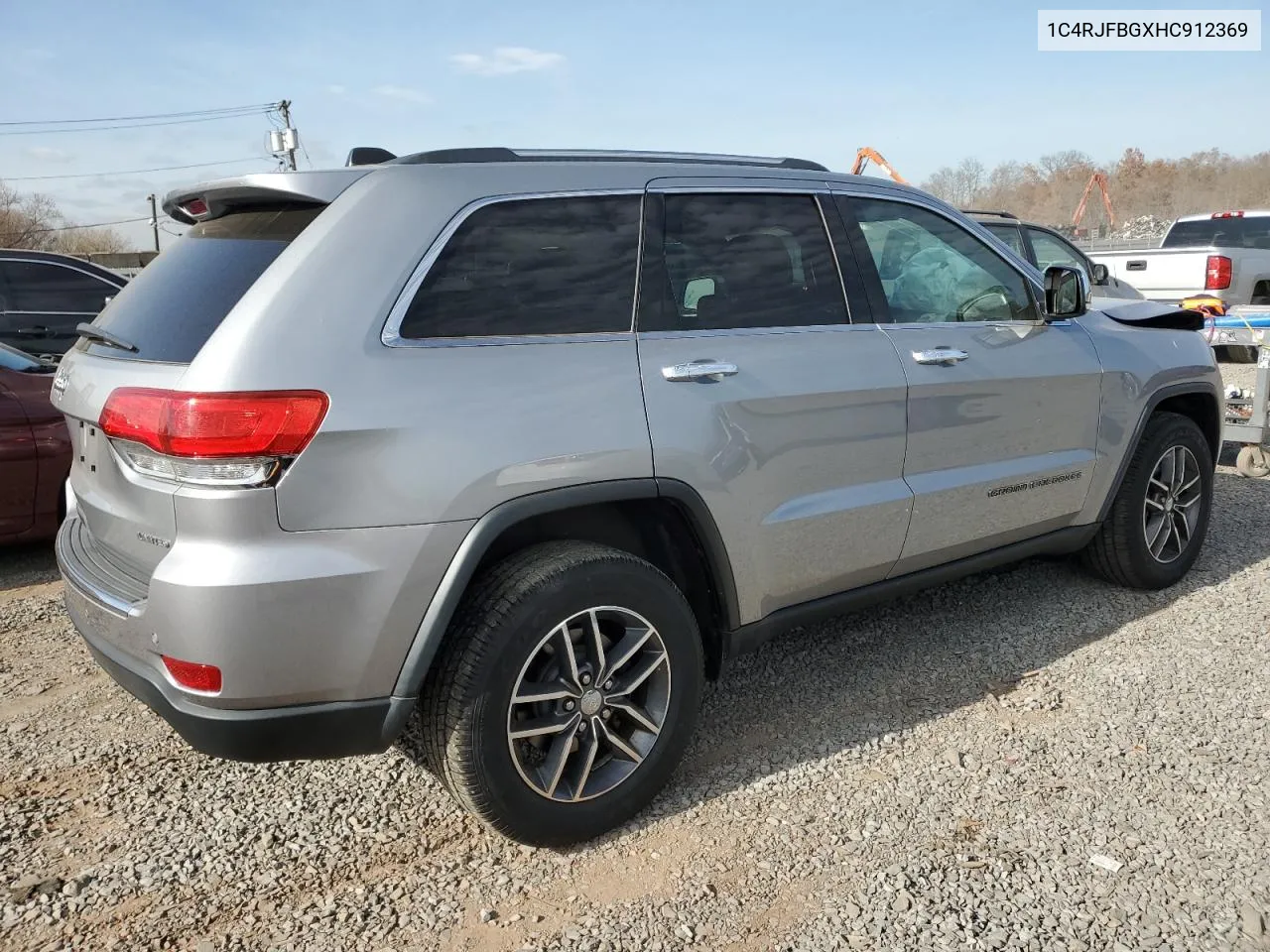 2017 Jeep Grand Cherokee Limited VIN: 1C4RJFBGXHC912369 Lot: 78926454