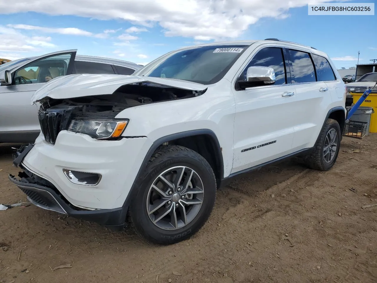 2017 Jeep Grand Cherokee Limited VIN: 1C4RJFBG8HC603256 Lot: 79000114