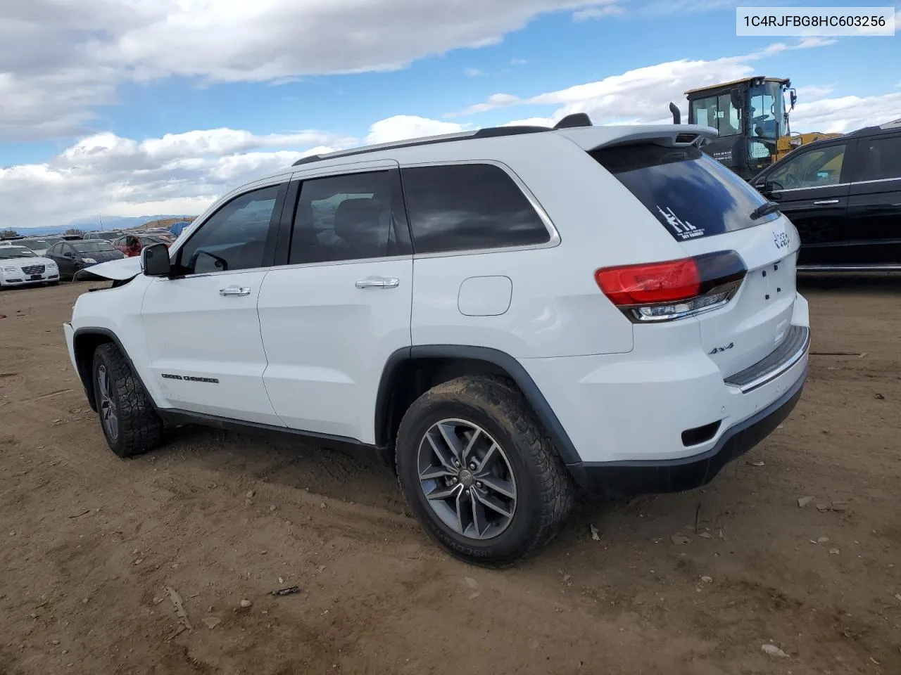 2017 Jeep Grand Cherokee Limited VIN: 1C4RJFBG8HC603256 Lot: 79000114