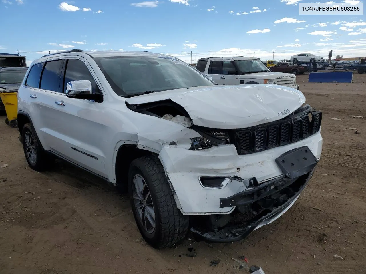 2017 Jeep Grand Cherokee Limited VIN: 1C4RJFBG8HC603256 Lot: 79000114