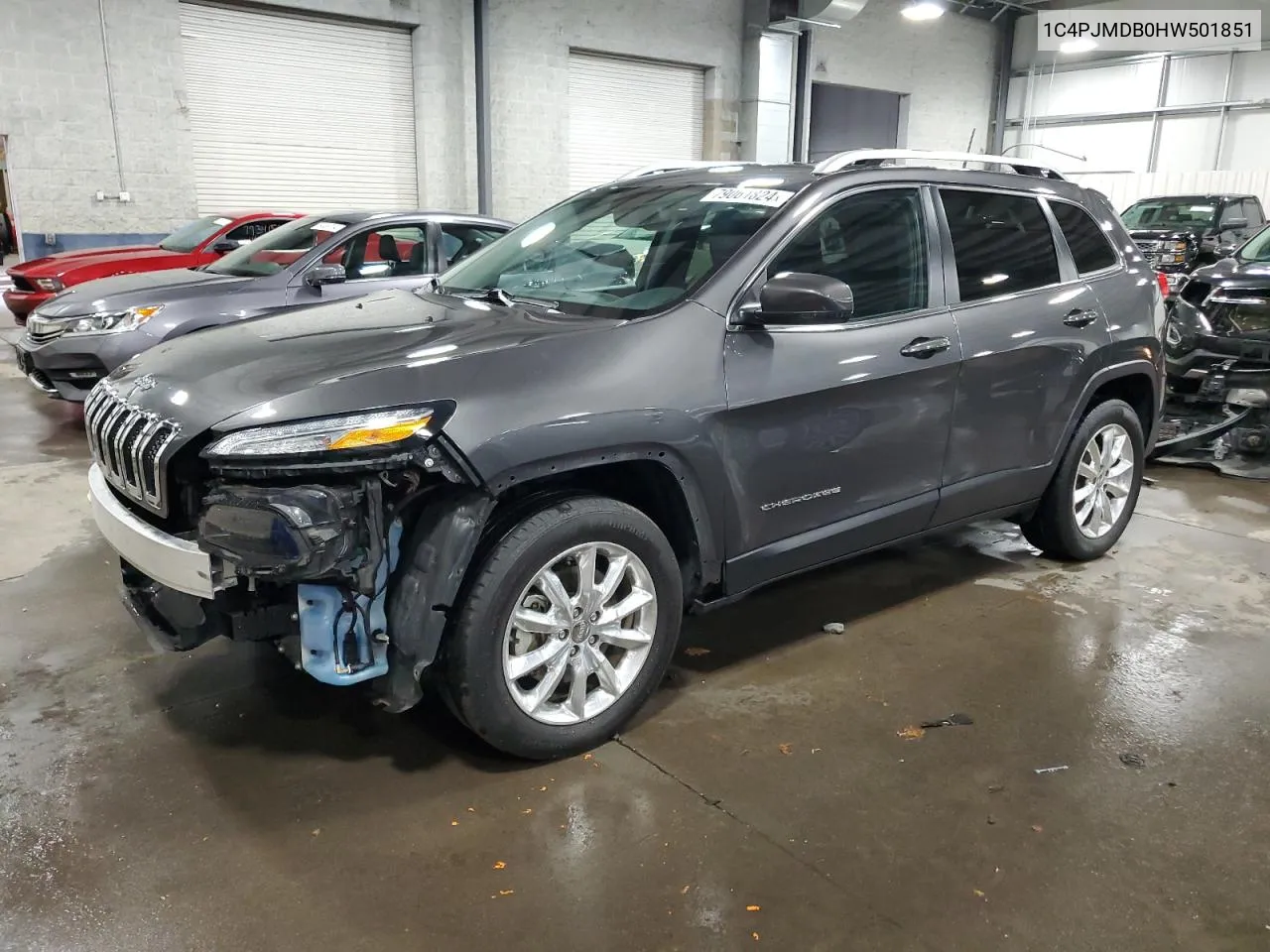 2017 Jeep Cherokee Limited VIN: 1C4PJMDB0HW501851 Lot: 79061824