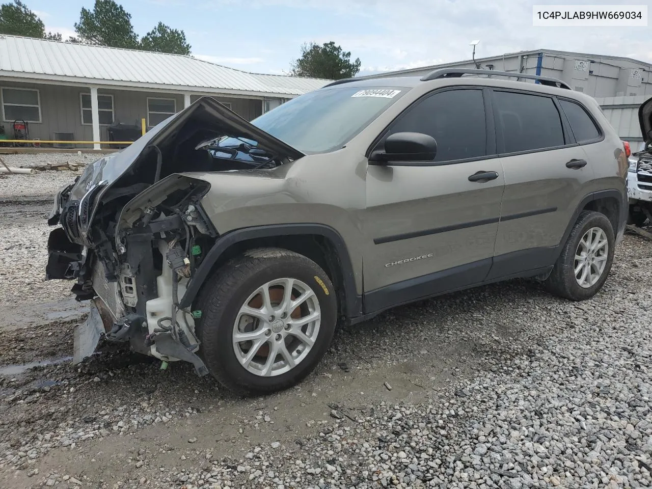 2017 Jeep Cherokee Sport VIN: 1C4PJLAB9HW669034 Lot: 79094404