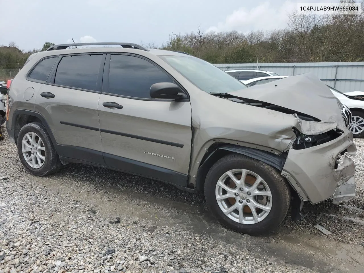 2017 Jeep Cherokee Sport VIN: 1C4PJLAB9HW669034 Lot: 79094404