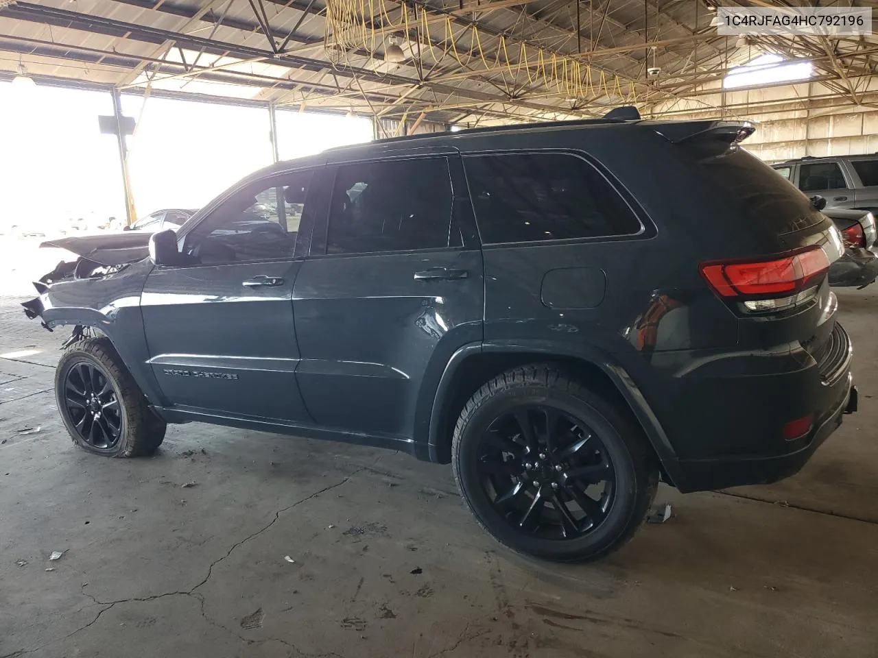 2017 Jeep Grand Cherokee Laredo VIN: 1C4RJFAG4HC792196 Lot: 79095554