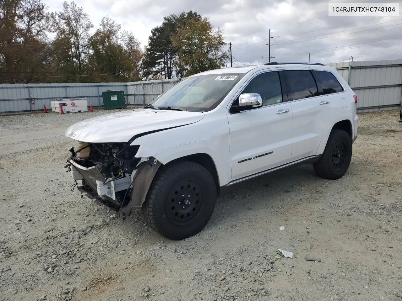 2017 Jeep Grand Cherokee Summit VIN: 1C4RJFJTXHC748104 Lot: 79179644