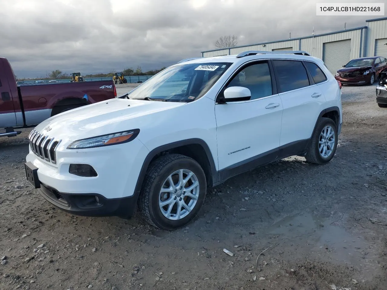 2017 Jeep Cherokee Latitude VIN: 1C4PJLCB1HD221668 Lot: 79485494