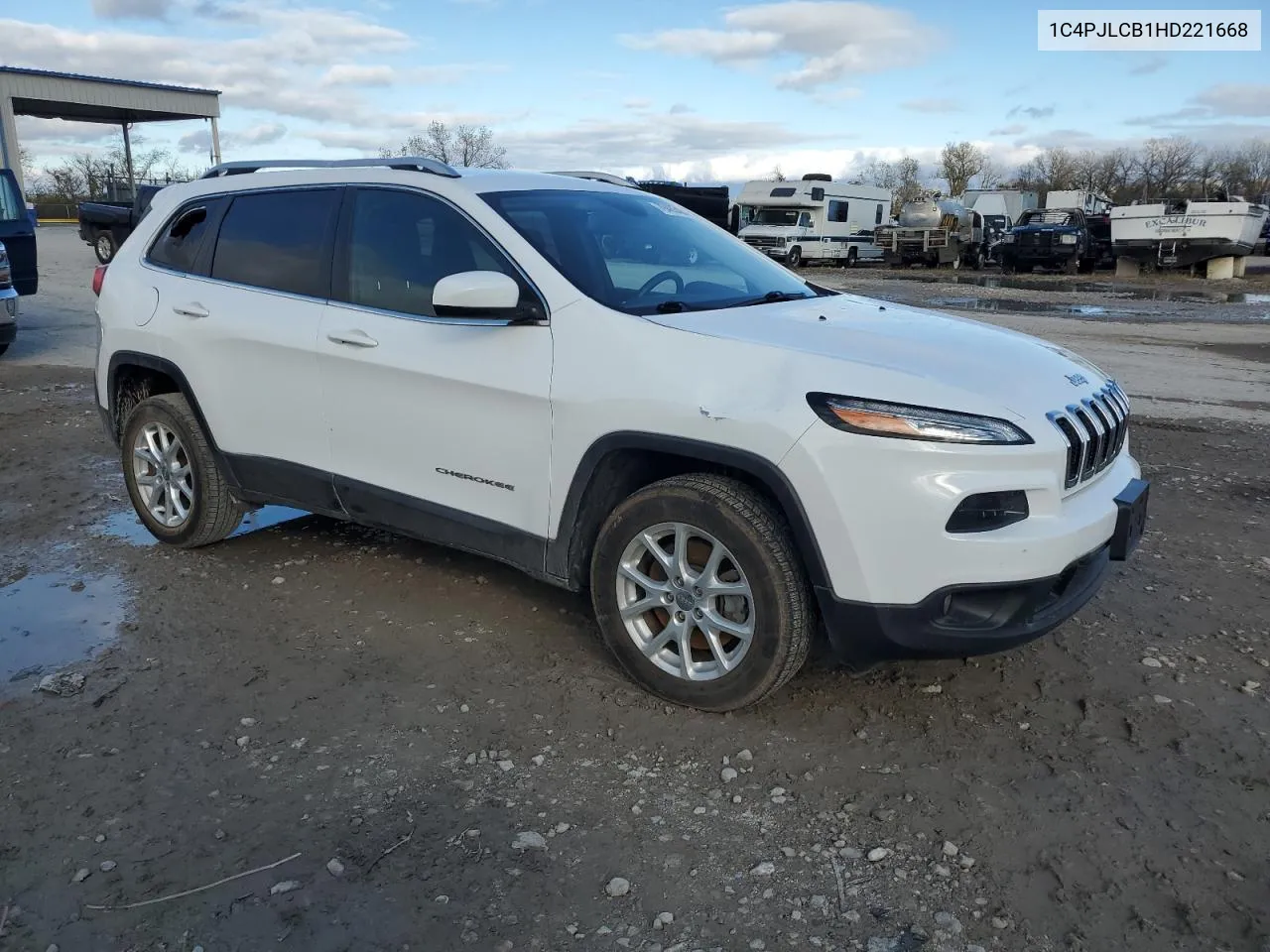 2017 Jeep Cherokee Latitude VIN: 1C4PJLCB1HD221668 Lot: 79485494