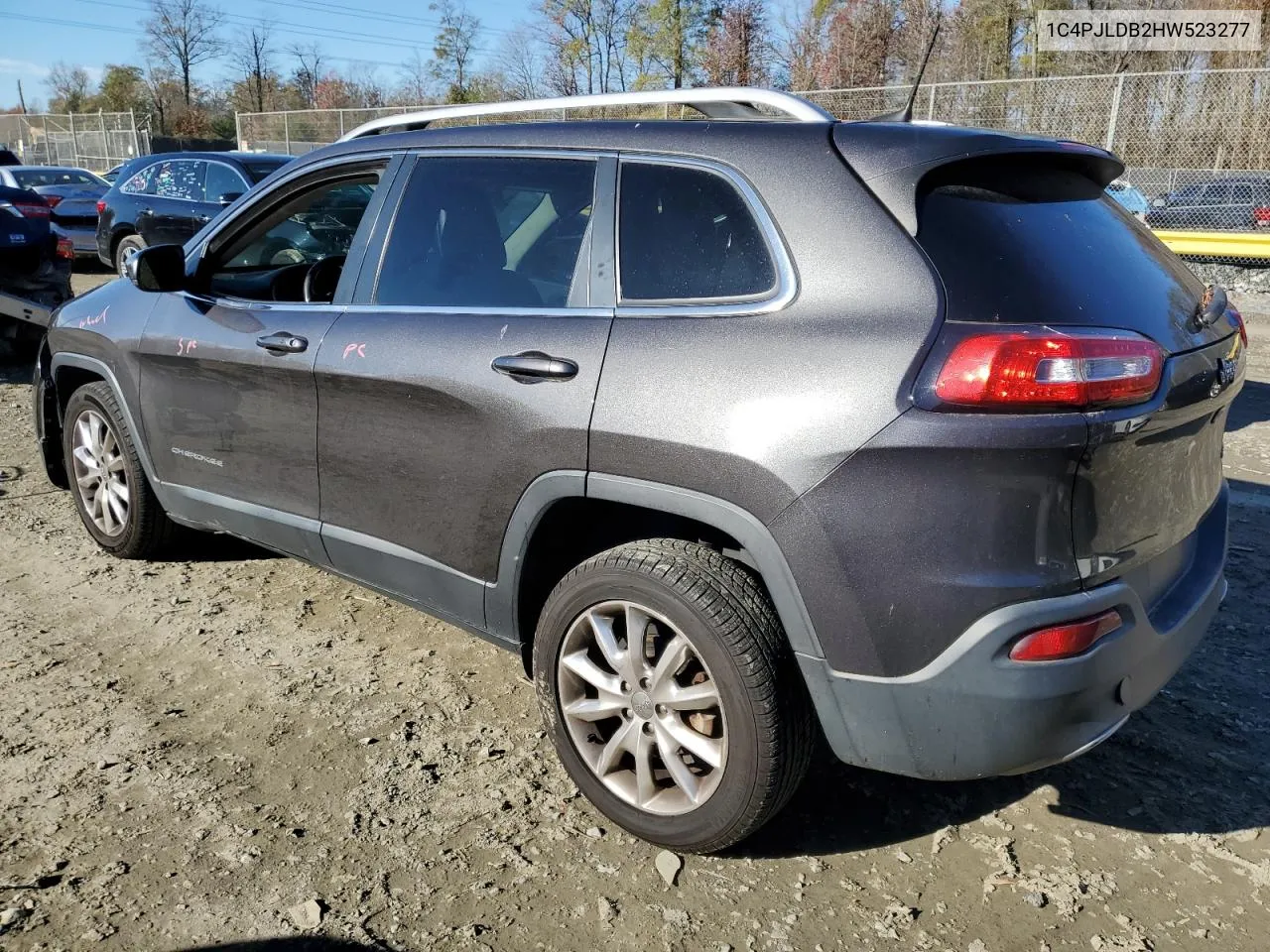 2017 Jeep Cherokee Limited VIN: 1C4PJLDB2HW523277 Lot: 79486024