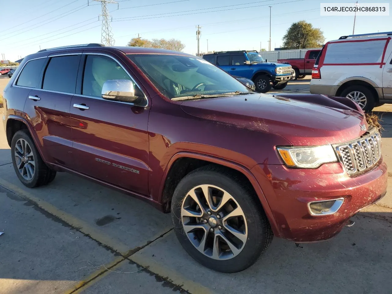 2017 Jeep Grand Cherokee Overland VIN: 1C4RJECG2HC868313 Lot: 79510394