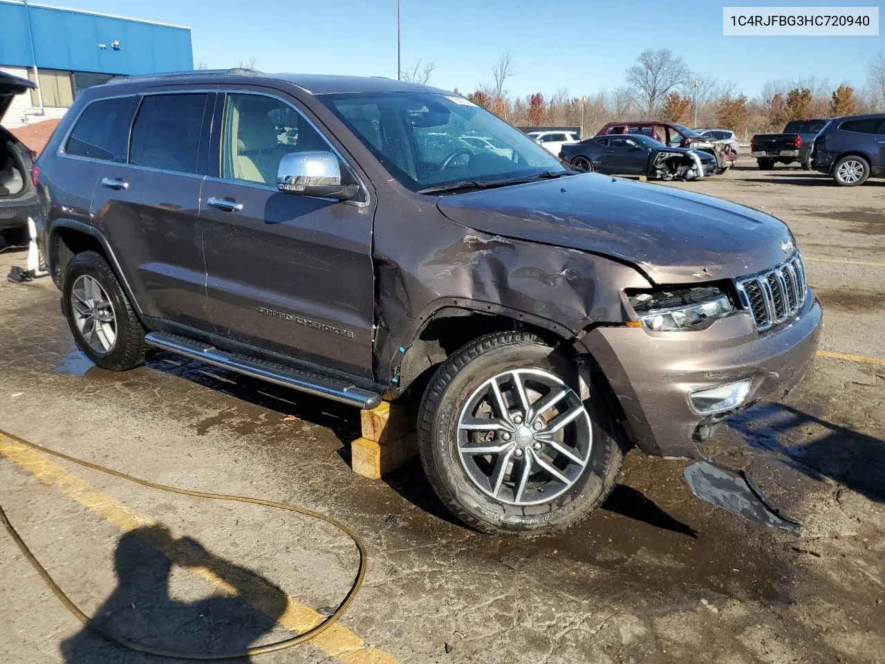 2017 Jeep Grand Cherokee Limited VIN: 1C4RJFBG3HC720940 Lot: 79557084