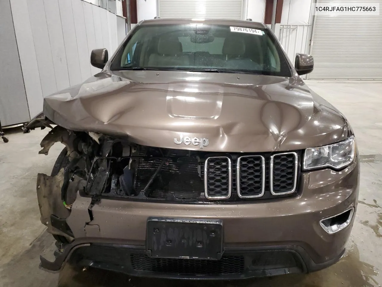 2017 Jeep Grand Cherokee Laredo VIN: 1C4RJFAG1HC775663 Lot: 79876194