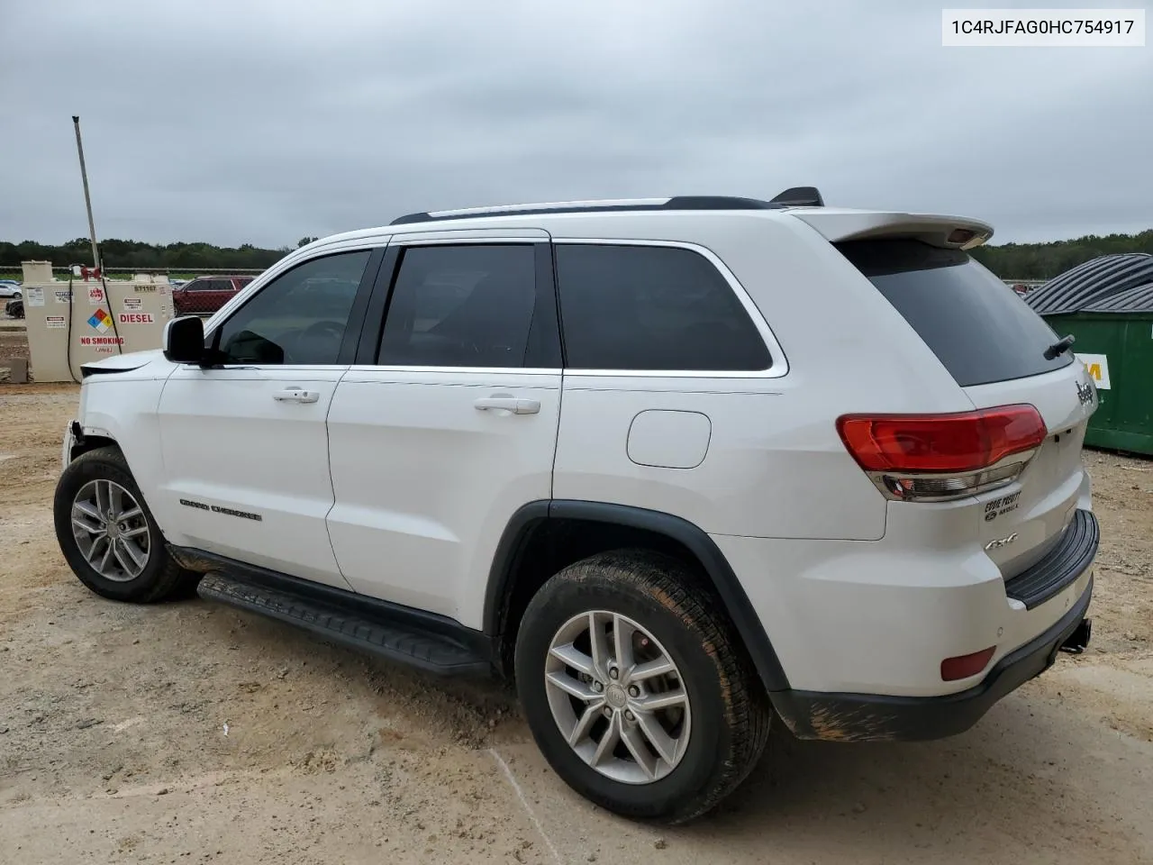 2017 Jeep Grand Cherokee Laredo VIN: 1C4RJFAG0HC754917 Lot: 80039104