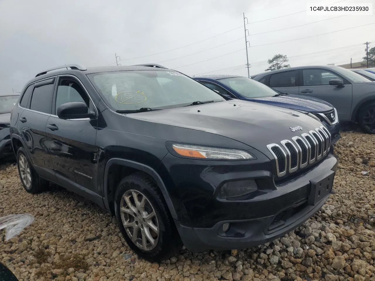 2017 Jeep Cherokee Latitude VIN: 1C4PJLCB3HD235930 Lot: 80128034