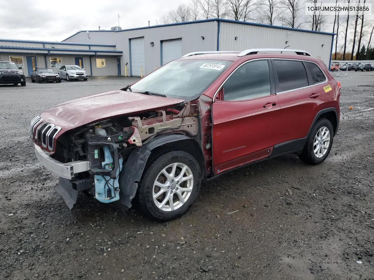 2017 Jeep Cherokee Latitude VIN: 1C4PJMCS2HW513856 Lot: 80297814