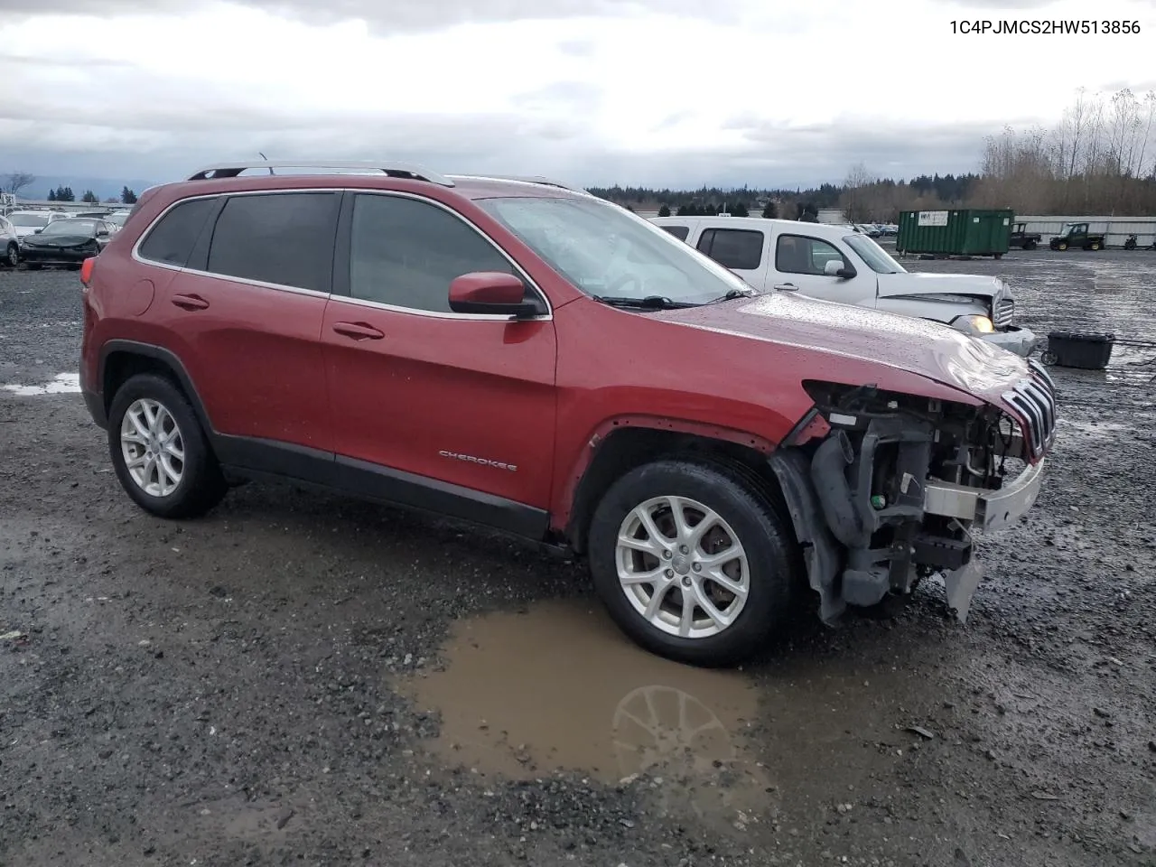 2017 Jeep Cherokee Latitude VIN: 1C4PJMCS2HW513856 Lot: 80297814