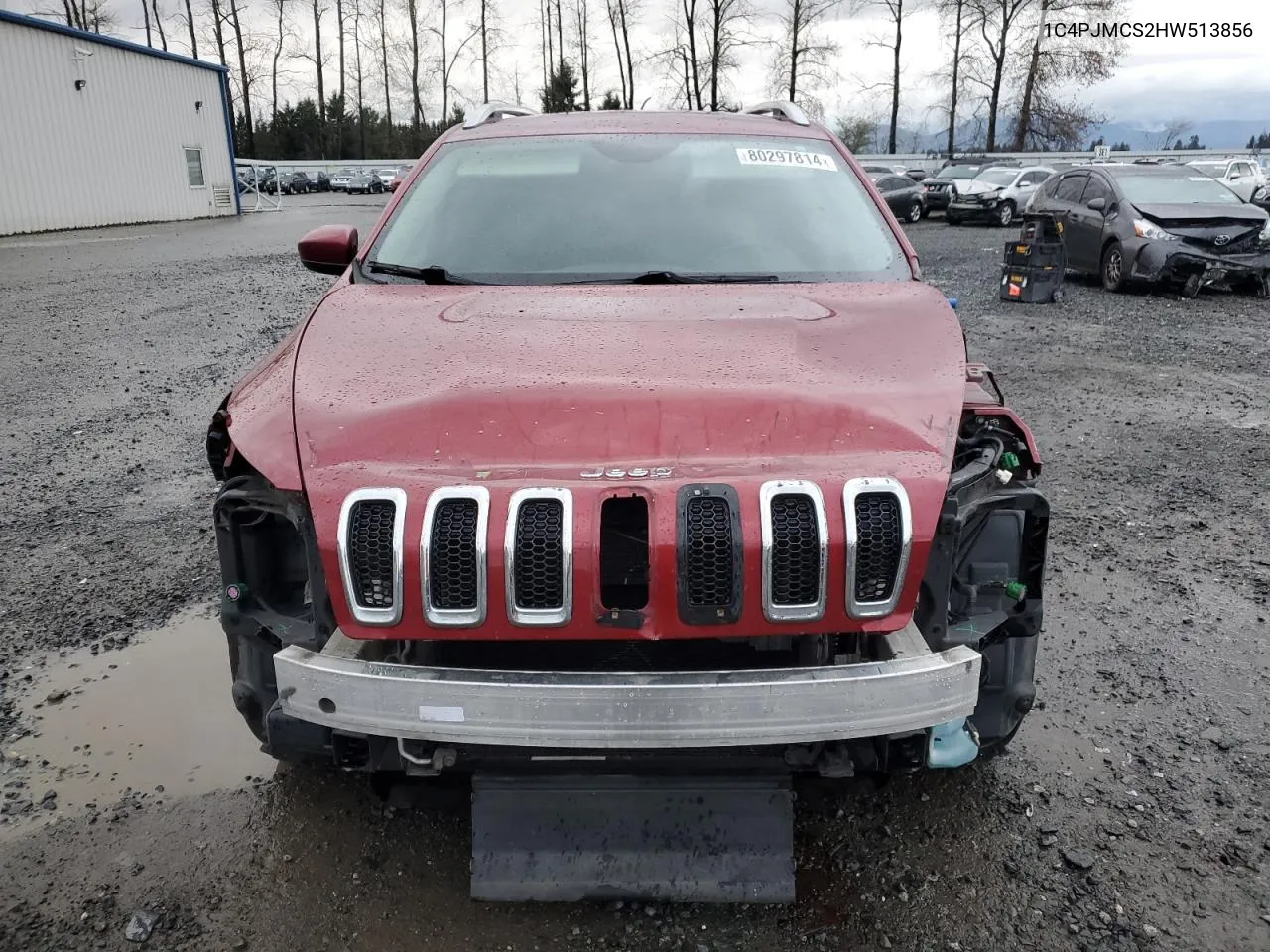 2017 Jeep Cherokee Latitude VIN: 1C4PJMCS2HW513856 Lot: 80297814