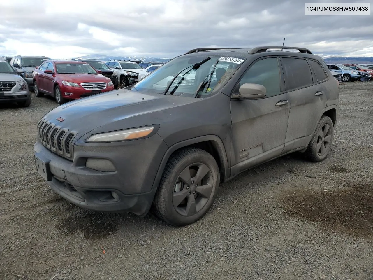 2017 Jeep Cherokee Latitude VIN: 1C4PJMCS8HW509438 Lot: 80353184