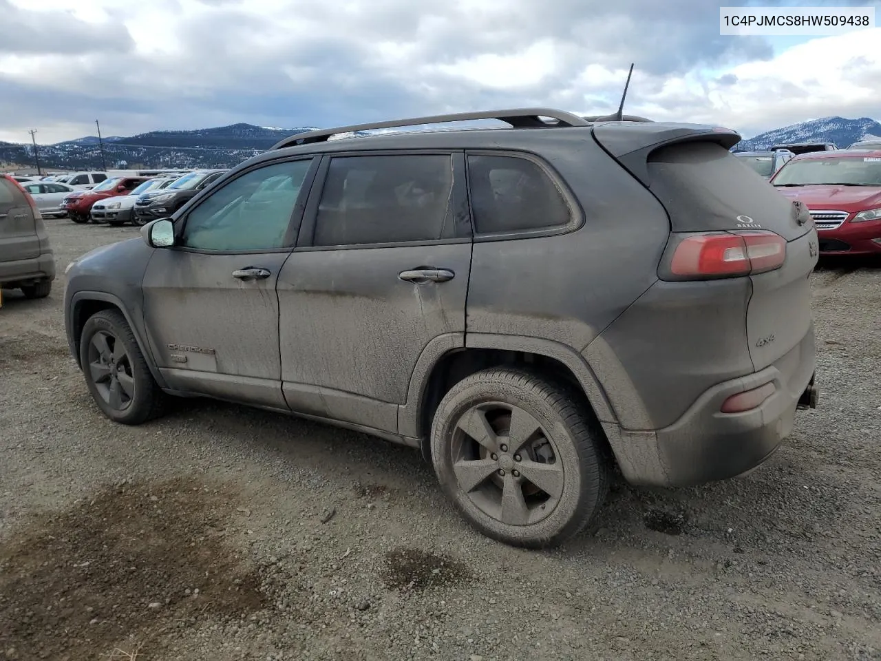 2017 Jeep Cherokee Latitude VIN: 1C4PJMCS8HW509438 Lot: 80353184