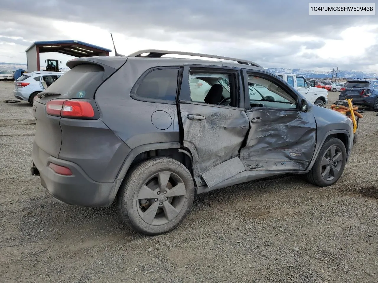 2017 Jeep Cherokee Latitude VIN: 1C4PJMCS8HW509438 Lot: 80353184