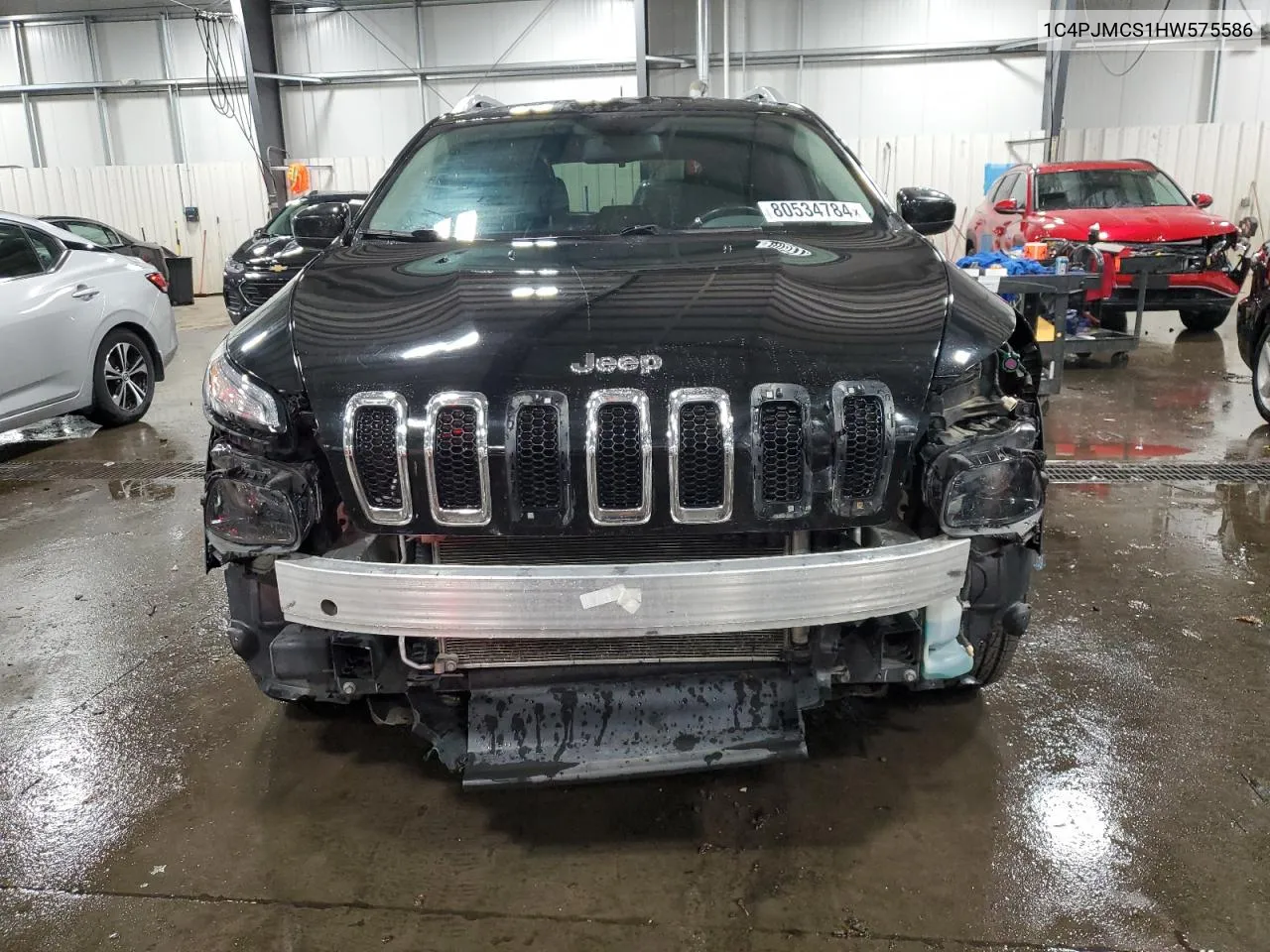 2017 Jeep Cherokee Latitude VIN: 1C4PJMCS1HW575586 Lot: 80534784