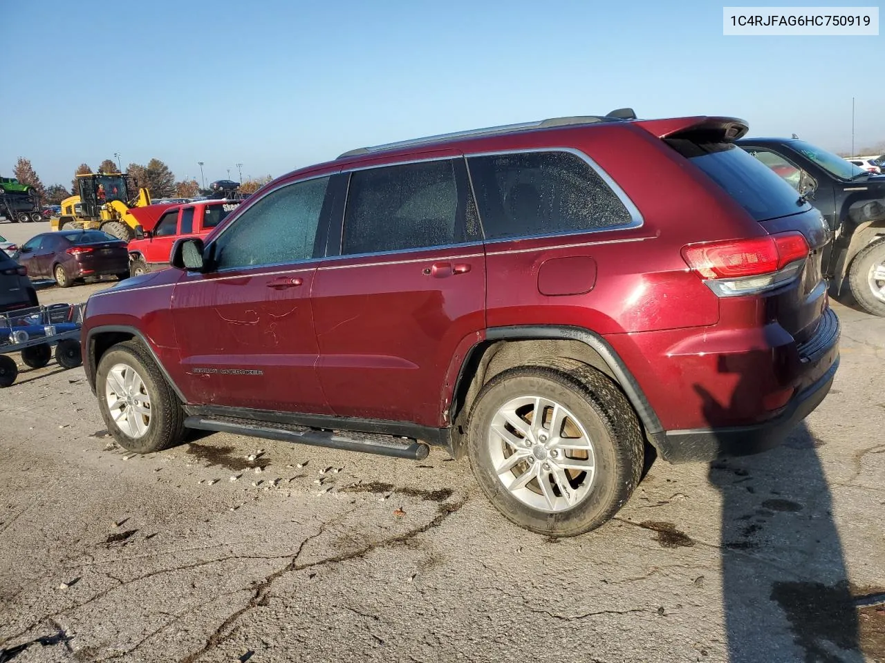 2017 Jeep Grand Cherokee Laredo VIN: 1C4RJFAG6HC750919 Lot: 80850694