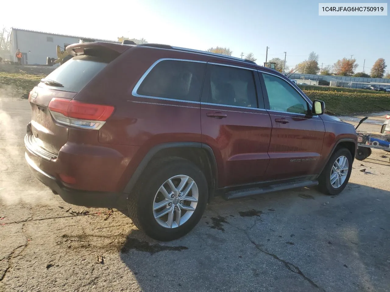 2017 Jeep Grand Cherokee Laredo VIN: 1C4RJFAG6HC750919 Lot: 80850694