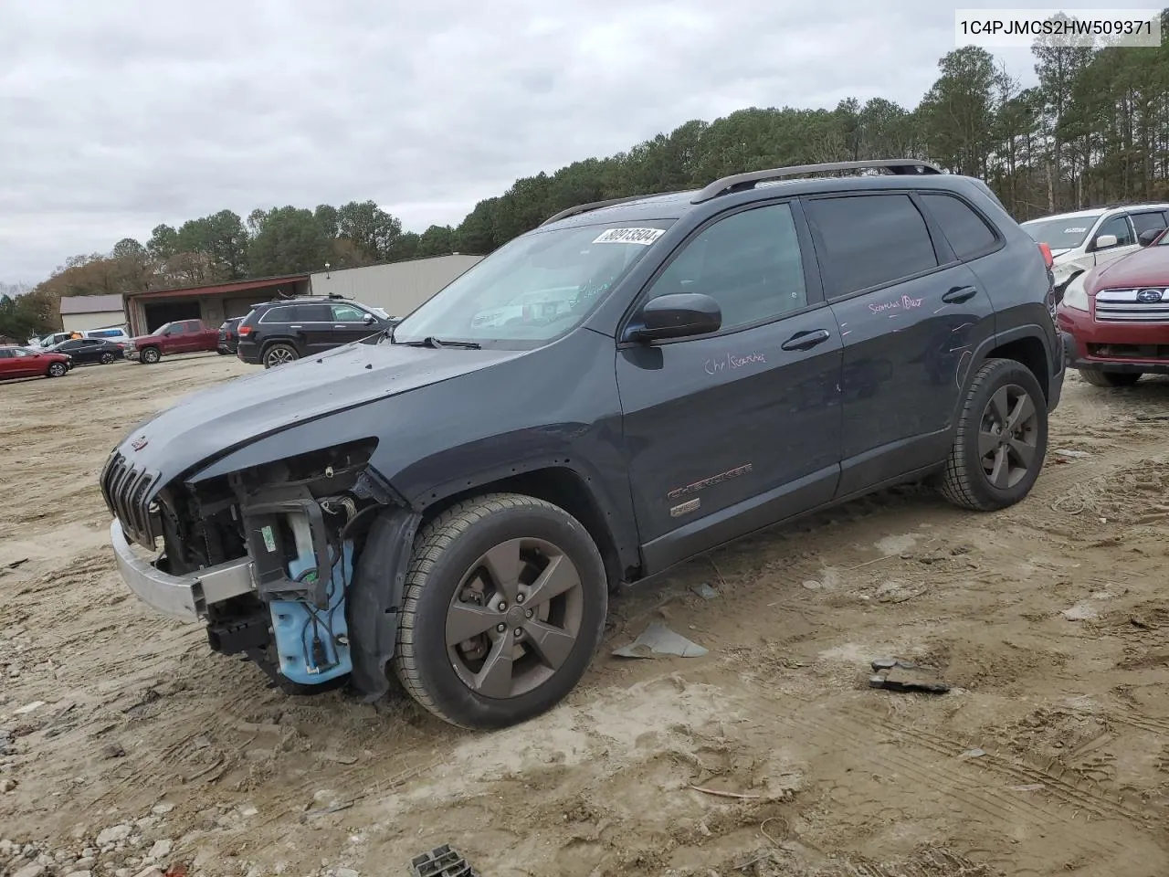 2017 Jeep Cherokee Latitude VIN: 1C4PJMCS2HW509371 Lot: 80913504