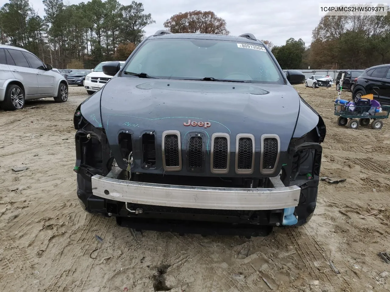 2017 Jeep Cherokee Latitude VIN: 1C4PJMCS2HW509371 Lot: 80913504