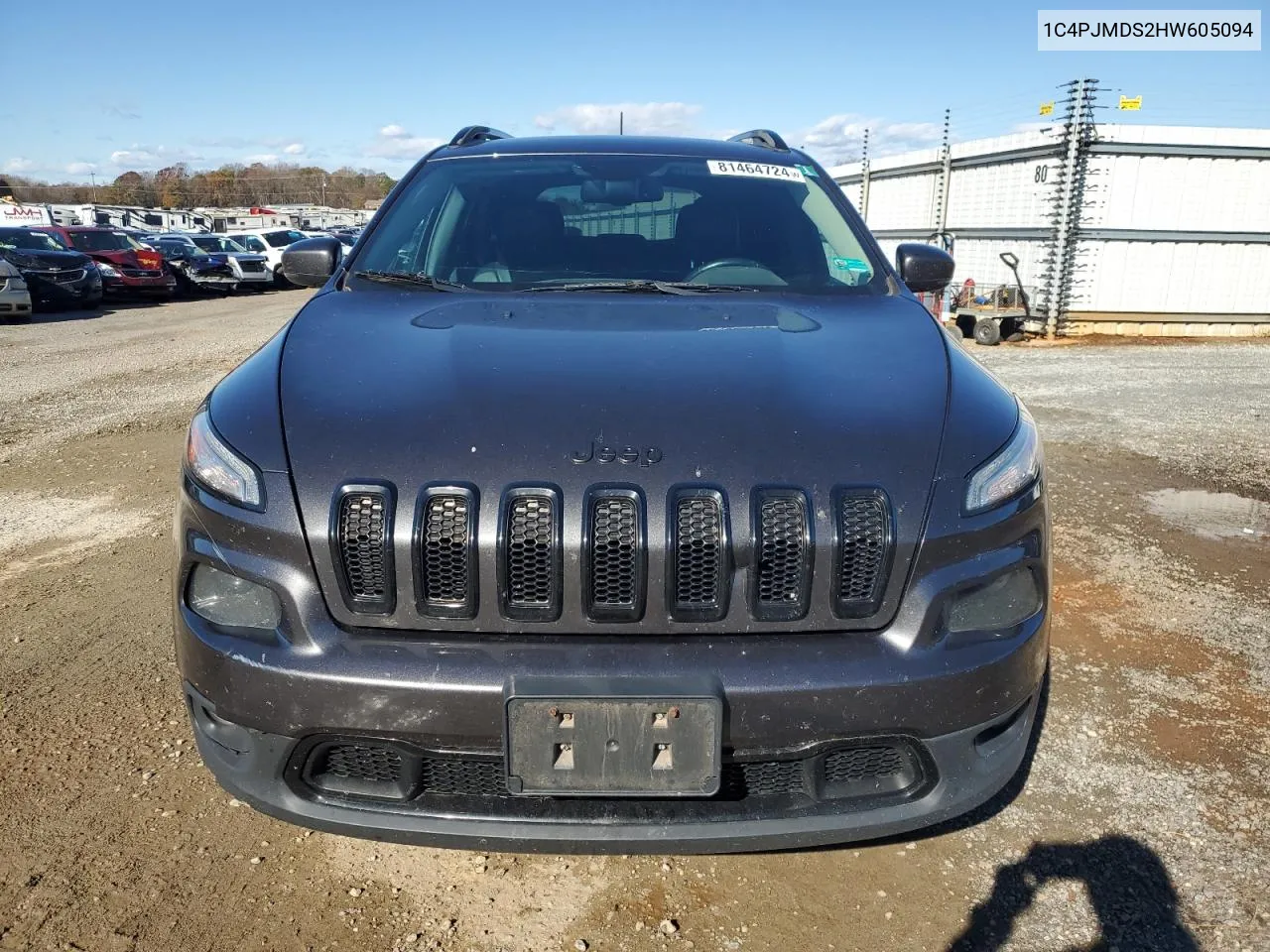 2017 Jeep Cherokee Limited VIN: 1C4PJMDS2HW605094 Lot: 81464724