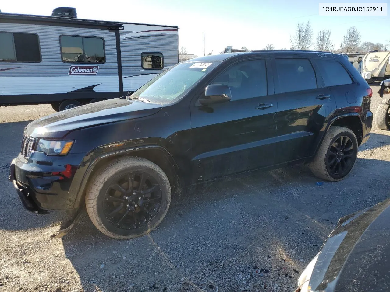 2018 Jeep Grand Cherokee Laredo VIN: 1C4RJFAG0JC152914 Lot: 41104514