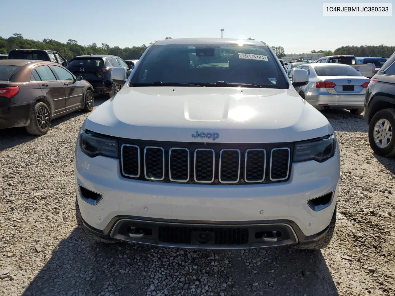 2018 Jeep Grand Cherokee Limited VIN: 1C4RJEBM1JC380533 Lot: 50373104