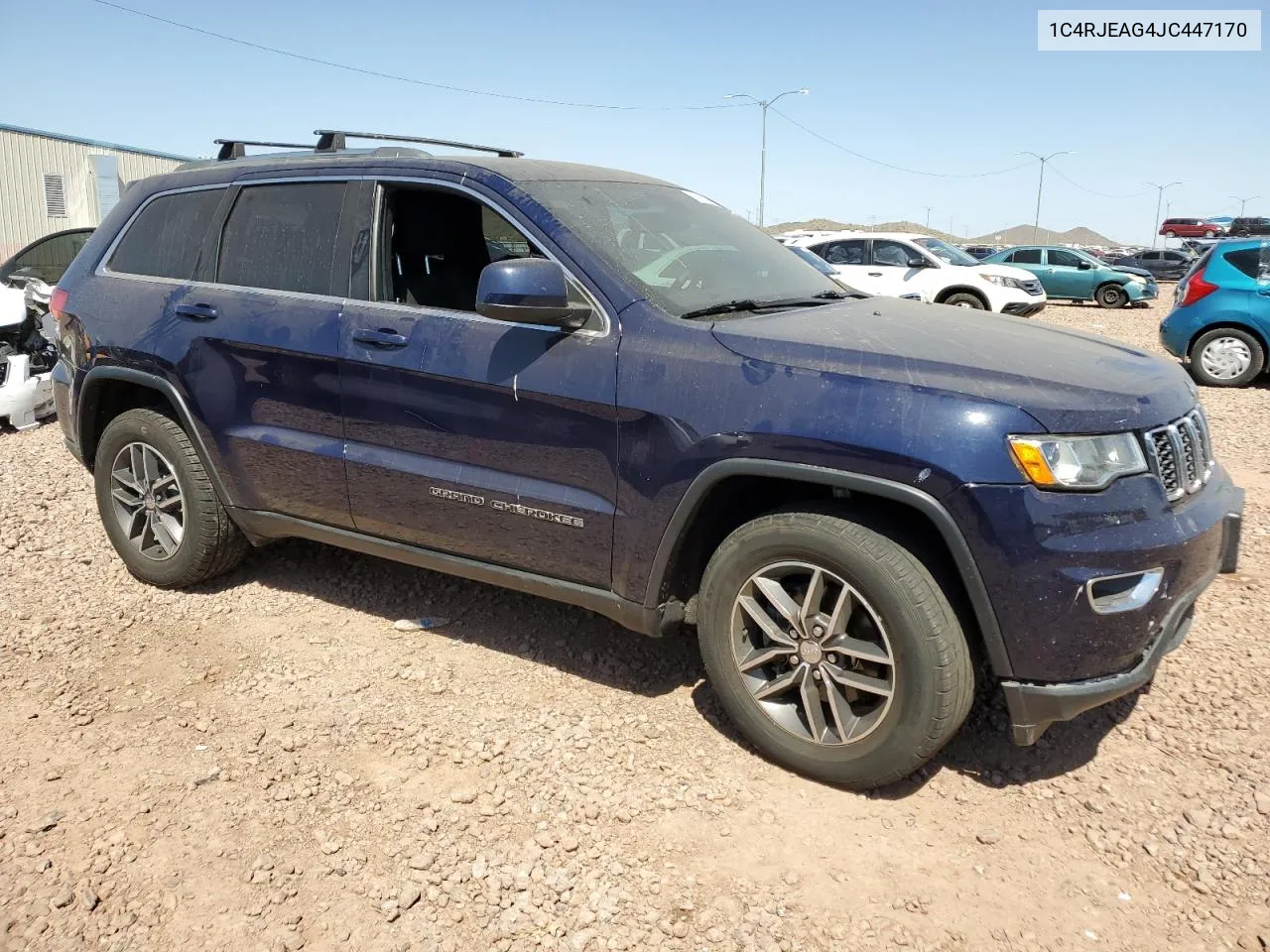 2018 Jeep Grand Cherokee Laredo VIN: 1C4RJEAG4JC447170 Lot: 50590004