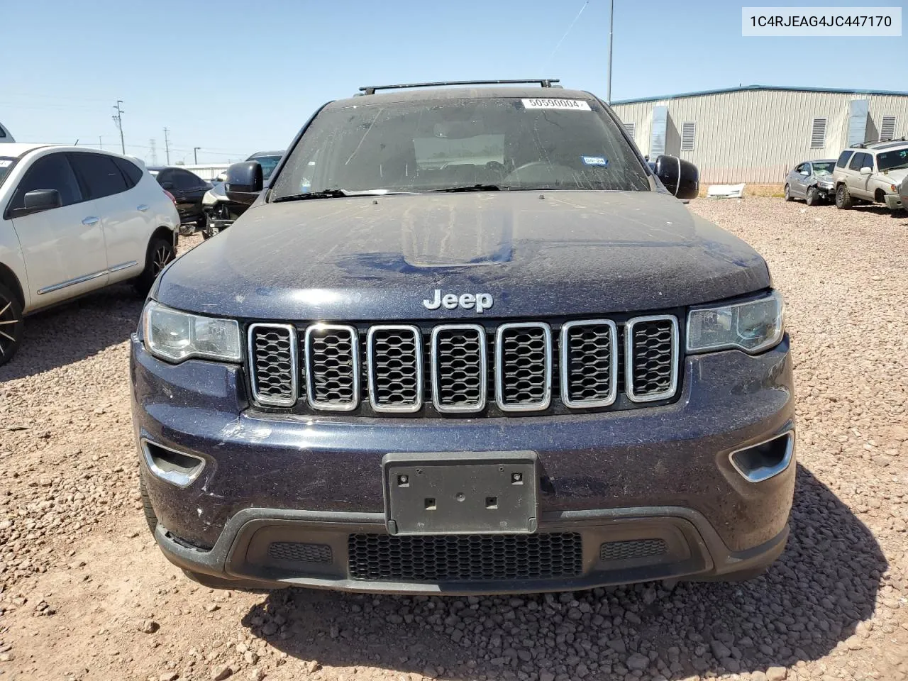 2018 Jeep Grand Cherokee Laredo VIN: 1C4RJEAG4JC447170 Lot: 50590004