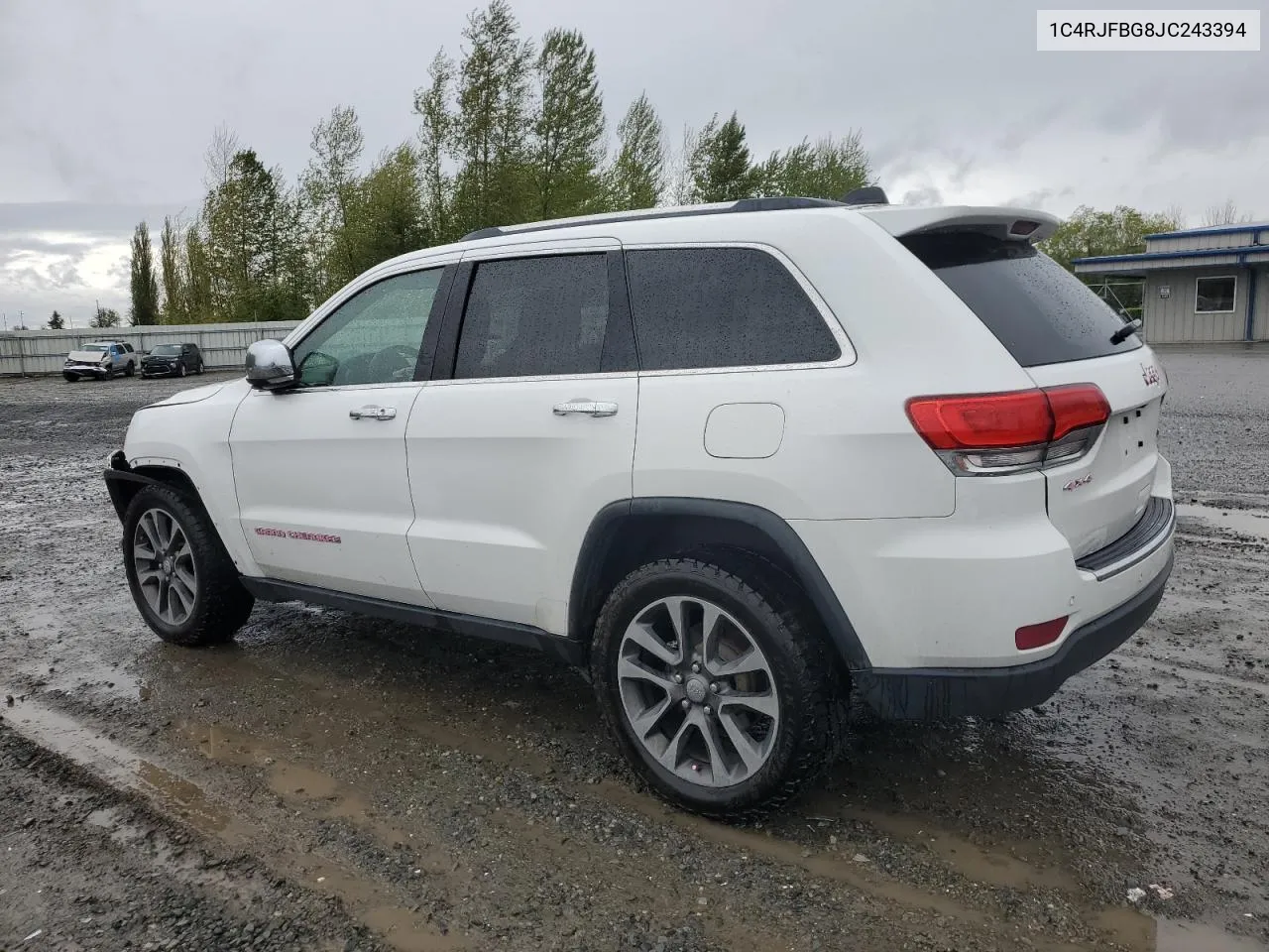 2018 Jeep Grand Cherokee Limited VIN: 1C4RJFBG8JC243394 Lot: 52568184