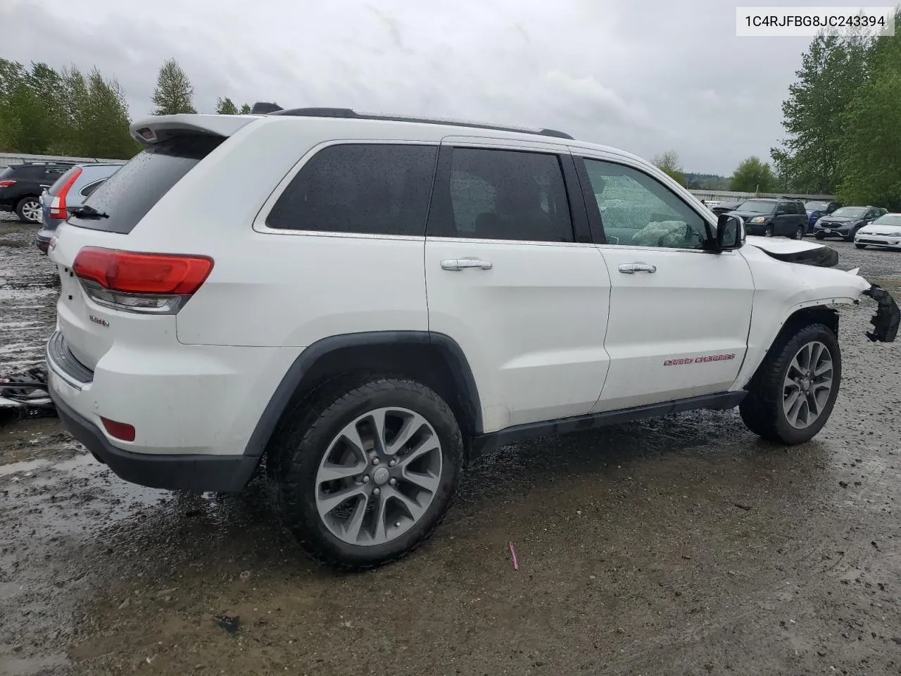 2018 Jeep Grand Cherokee Limited VIN: 1C4RJFBG8JC243394 Lot: 52568184