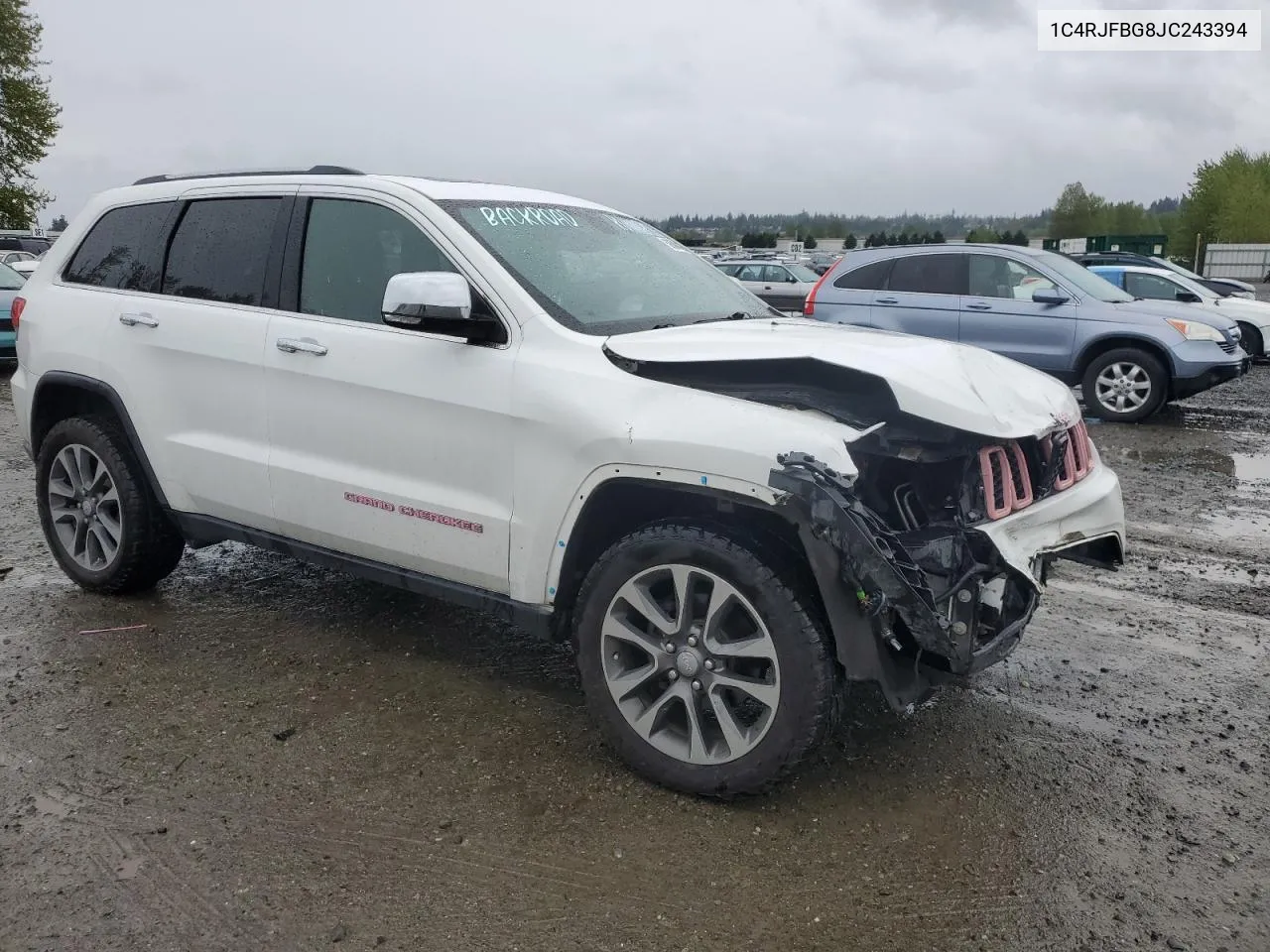 2018 Jeep Grand Cherokee Limited VIN: 1C4RJFBG8JC243394 Lot: 52568184