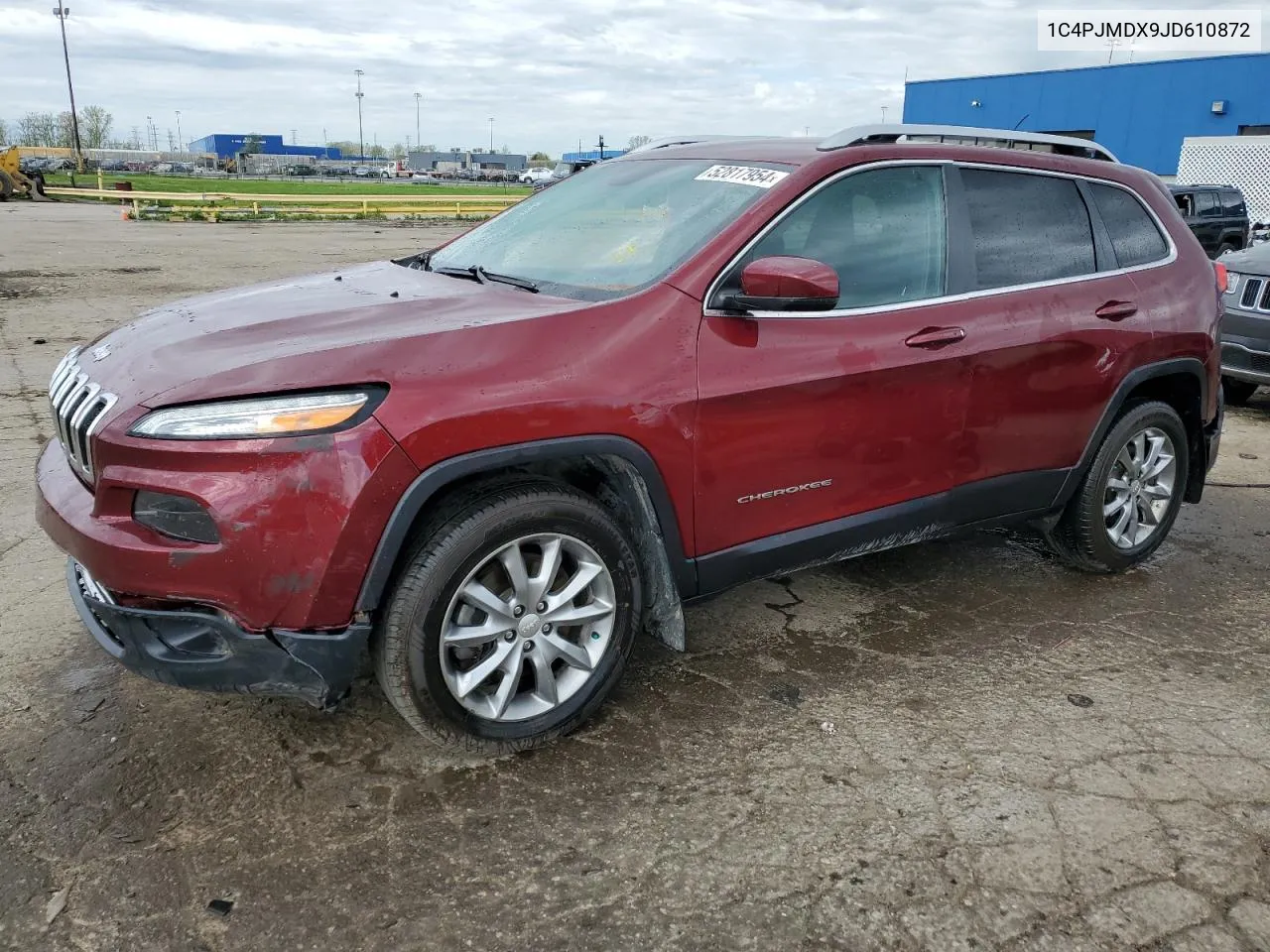 1C4PJMDX9JD610872 2018 Jeep Cherokee Limited