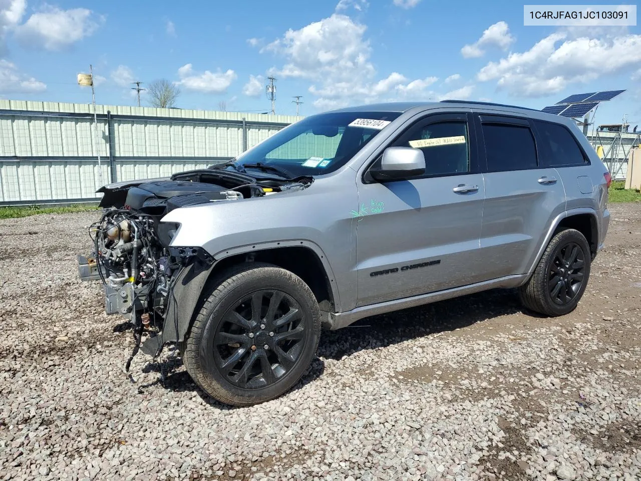 1C4RJFAG1JC103091 2018 Jeep Grand Cherokee Laredo