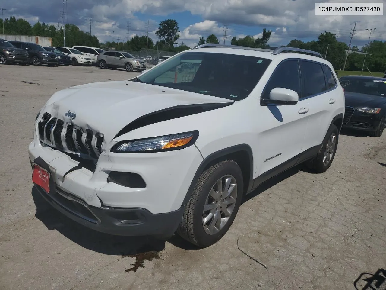 2018 Jeep Cherokee Limited VIN: 1C4PJMDX0JD527430 Lot: 53993314