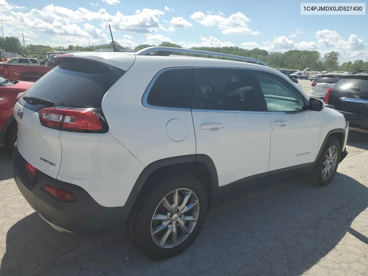 2018 Jeep Cherokee Limited VIN: 1C4PJMDX0JD527430 Lot: 53993314