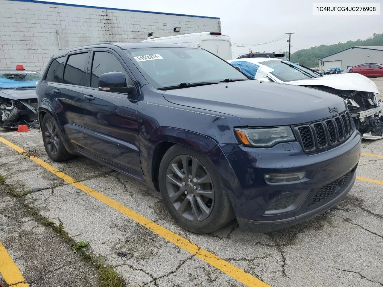 2018 Jeep Grand Cherokee Overland VIN: 1C4RJFCG4JC276908 Lot: 54848074