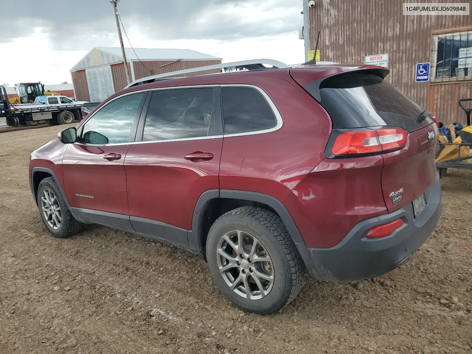 2018 Jeep Cherokee Latitude Plus VIN: 1C4PJMLBXJD609848 Lot: 55113174