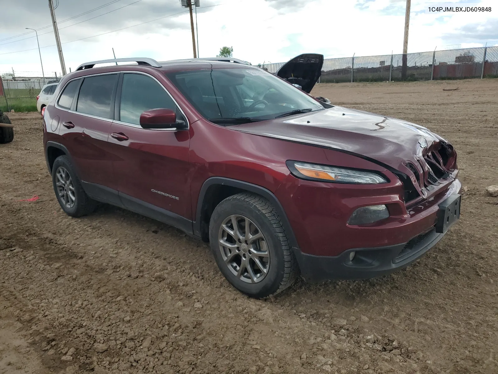 2018 Jeep Cherokee Latitude Plus VIN: 1C4PJMLBXJD609848 Lot: 55113174